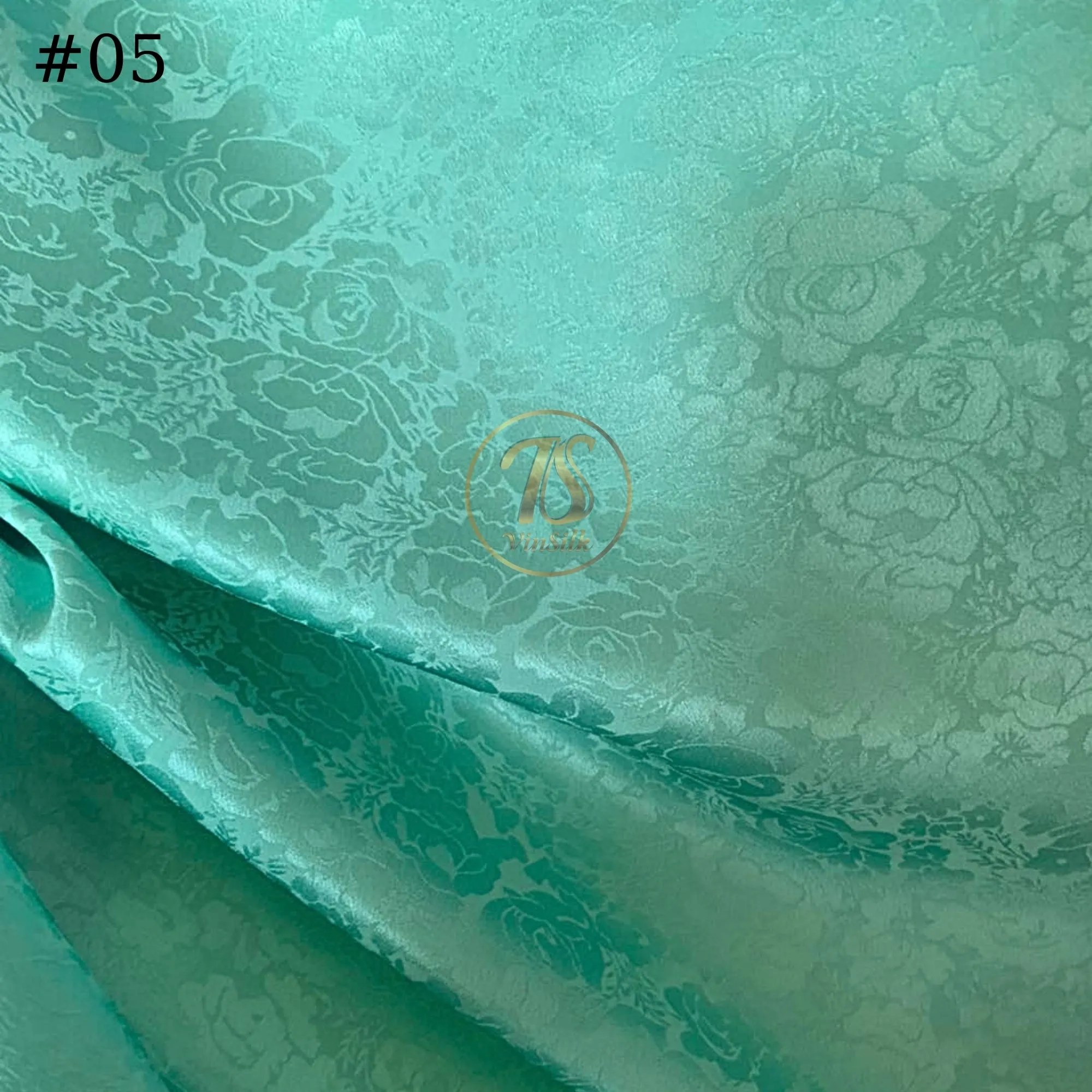 100% PURE MULBERRY SILK fabric by the yard – Floral silk fabric - Handmade fabric – Dress making – Silk for sewing - Gift for women - Jacquard fabric