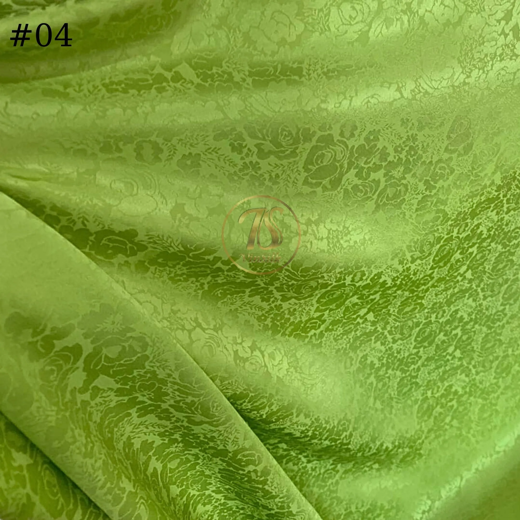 100% PURE MULBERRY SILK fabric by the yard – Floral silk fabric - Handmade fabric – Dress making – Silk for sewing - Gift for women - Jacquard fabric
