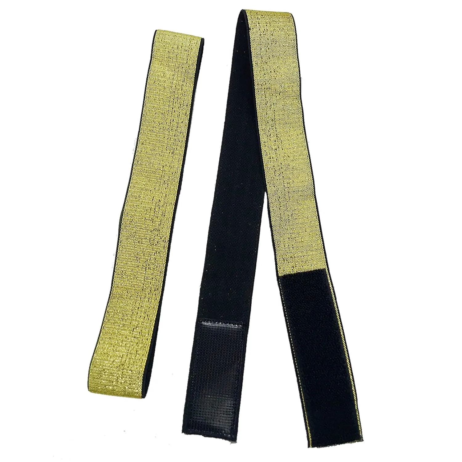 2 Pcs Elastic Gold Lace Melting Bands - Wig Band for Lace Fronts, Edge Wrap to Lay Edges (Pack of 2)