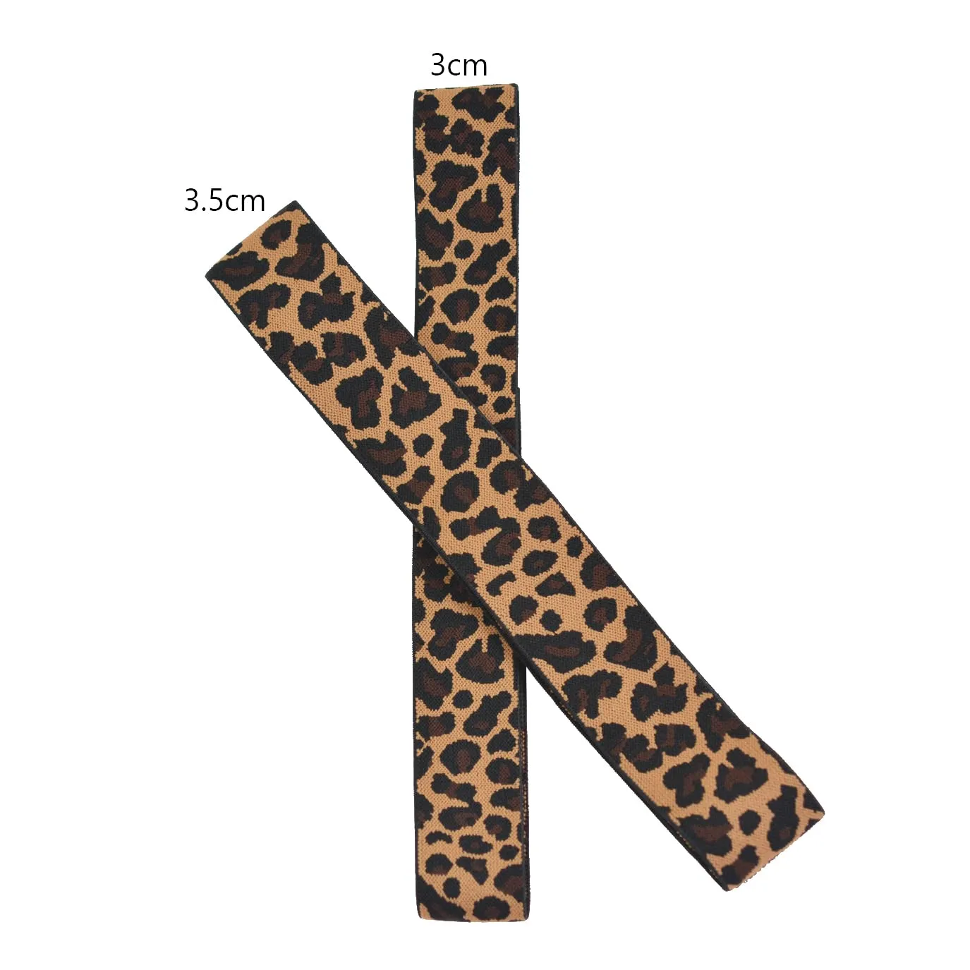3 Pcs Elastic Bands for Wigs Lace Melting Bands Adjustable Leopard Print Wig Headbands for Lace Front Edges Laying (Width 1.4 Inch/3.5cm)