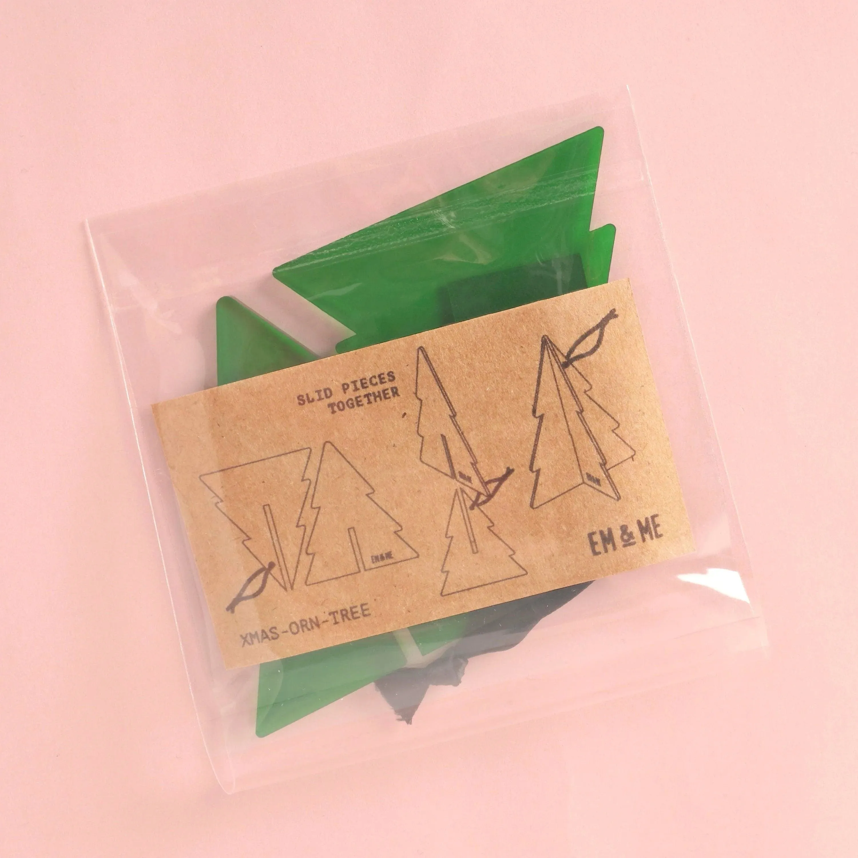 Acrylic Christmas Ornament, Style 01