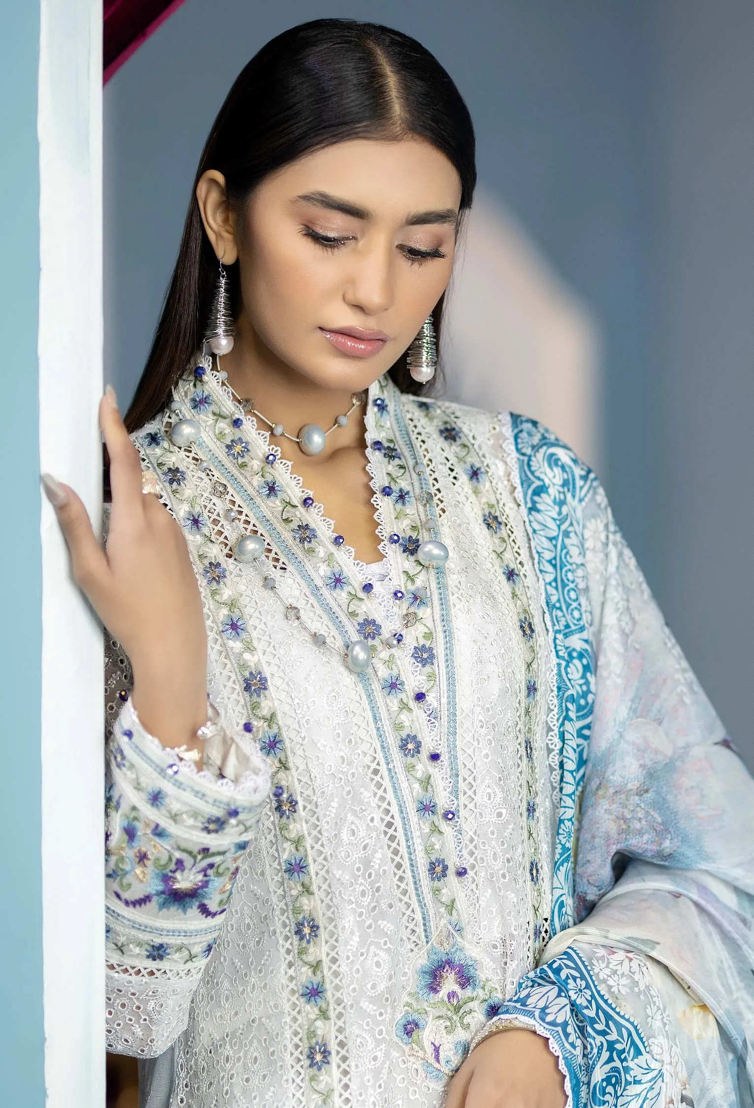 Adan's Libas Lueur Chikankari Collection – Beyond Blue