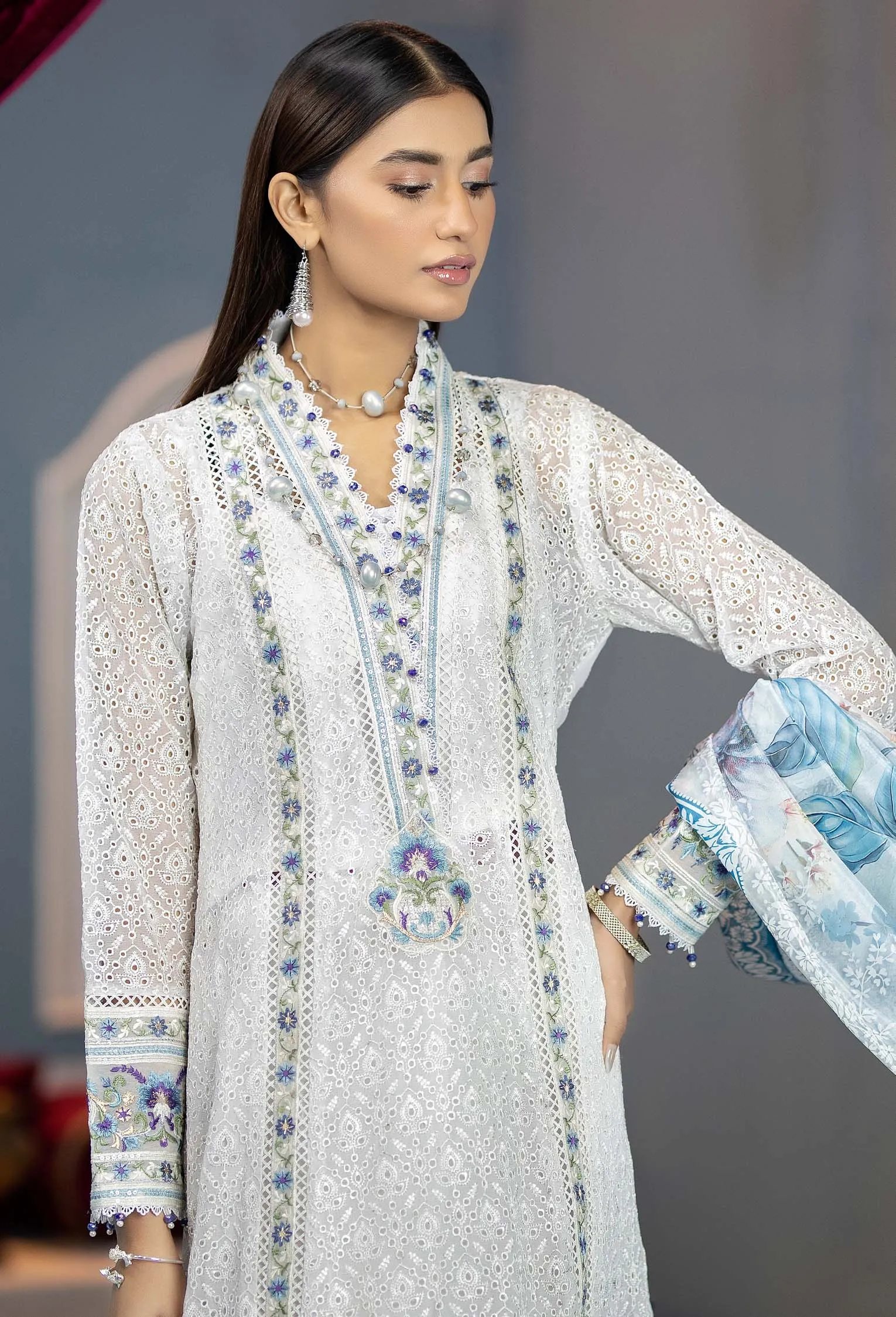 Adan's Libas Lueur Chikankari Collection – Beyond Blue