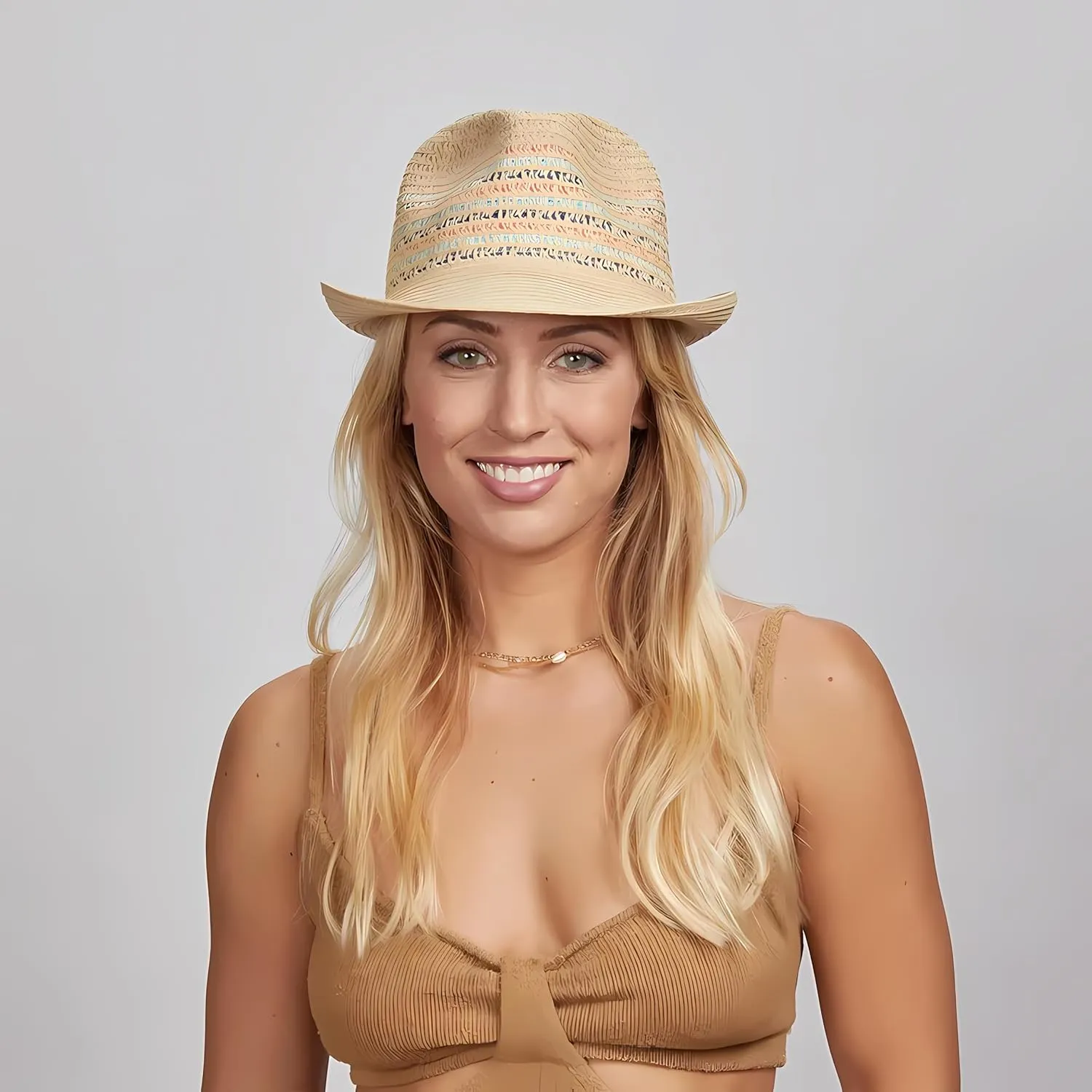American Hat Makers Summer Fedora Hats for Women  Beach Essentials