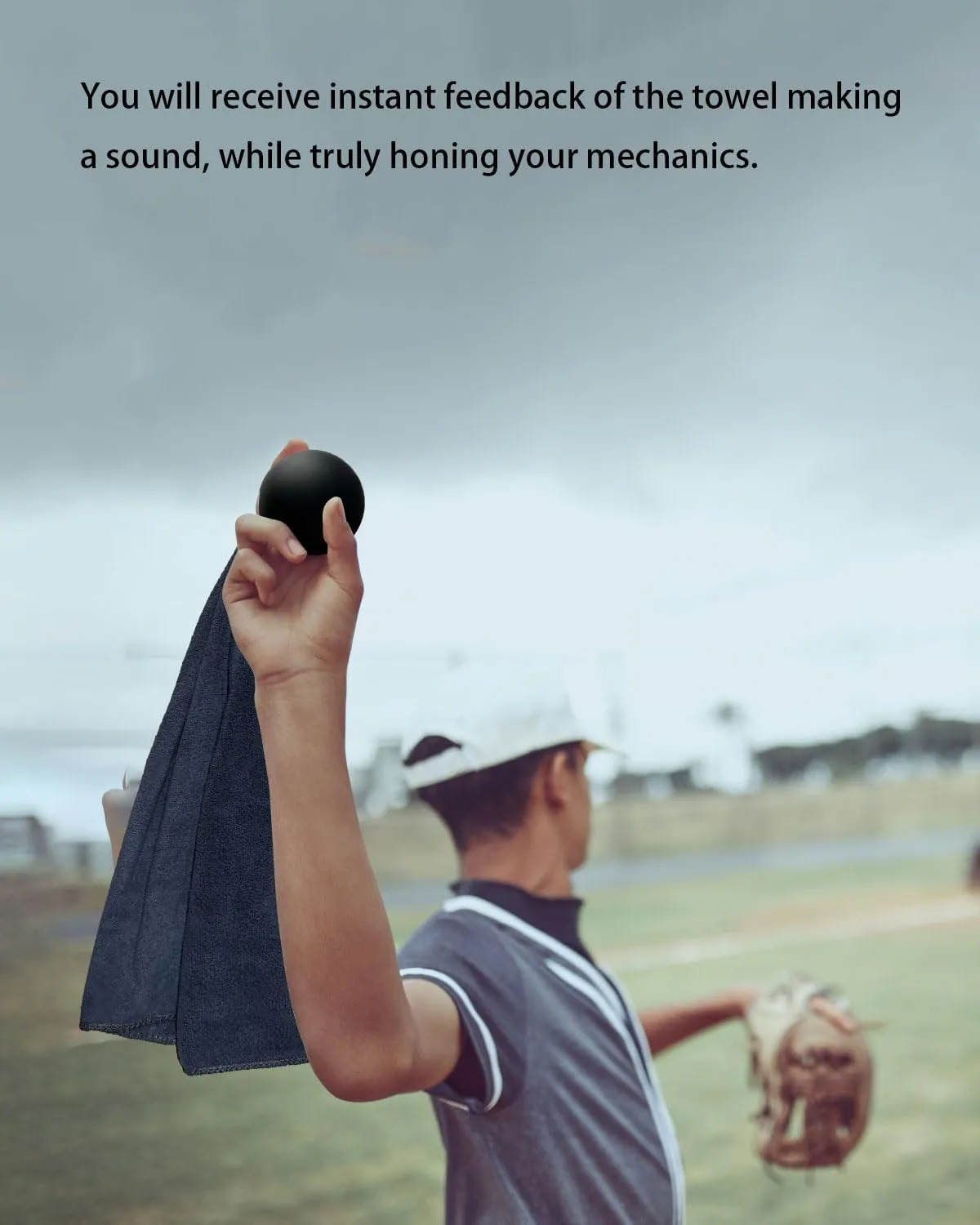Baseball&Softball Pitching Towel Trainer for Fastball, Changeup, Curveball Precision and Power, Portable Versatile Drill Tool for Consistent Form and Performance Improvement