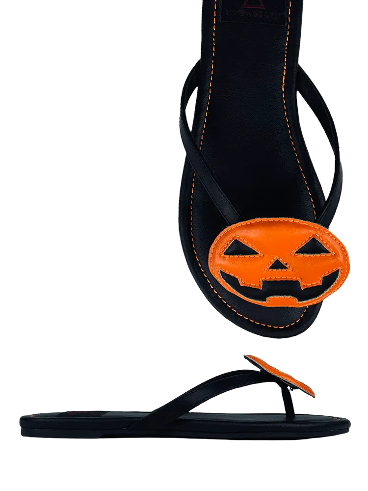 BETTY JACK'O'LANTERN ORANGE/BLACK Sandal