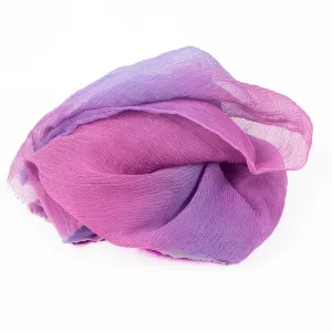 Crinkle Silk Chiffon - Plum  DL 24