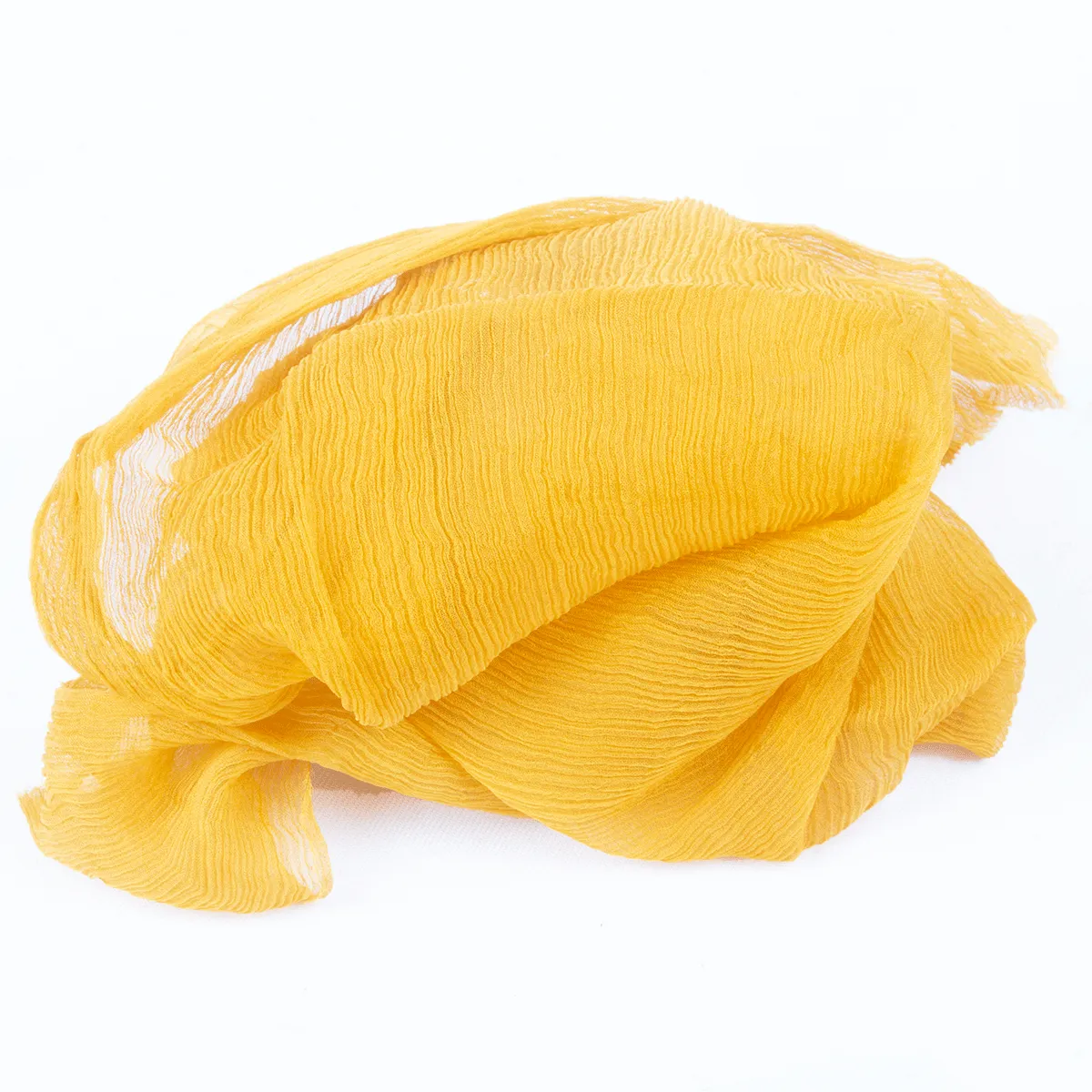 Crinkle Silk Chiffon - Umbrian Gold  DL 25