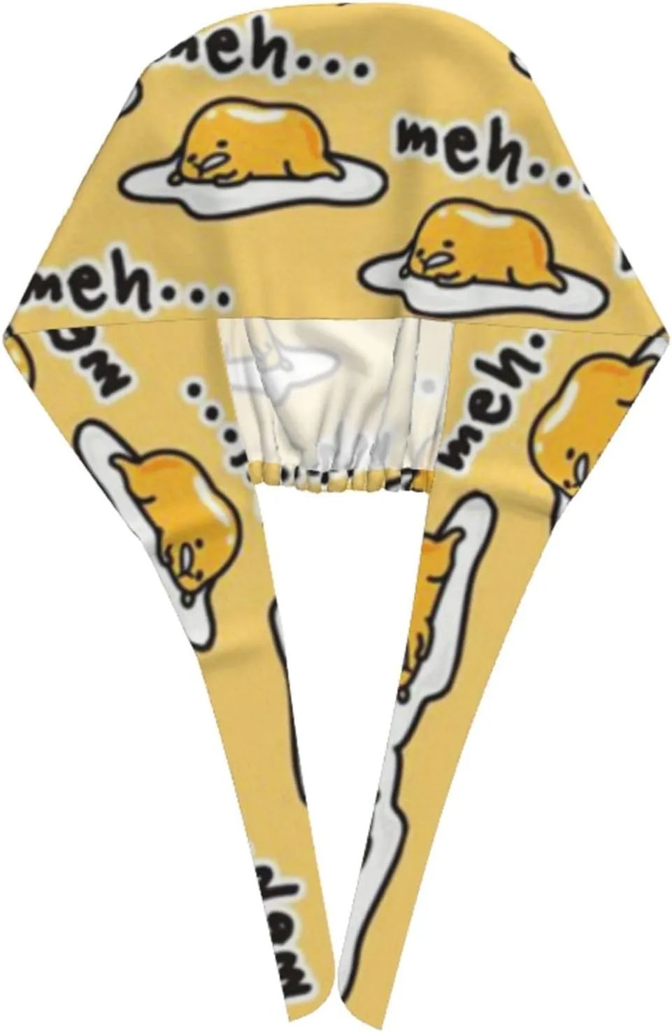 Cute Pug Dog Print Working Cap Scrub Cap with Sweatband,Adjustable Fashion Bandage Tie Back Hat Headwear for Women Men