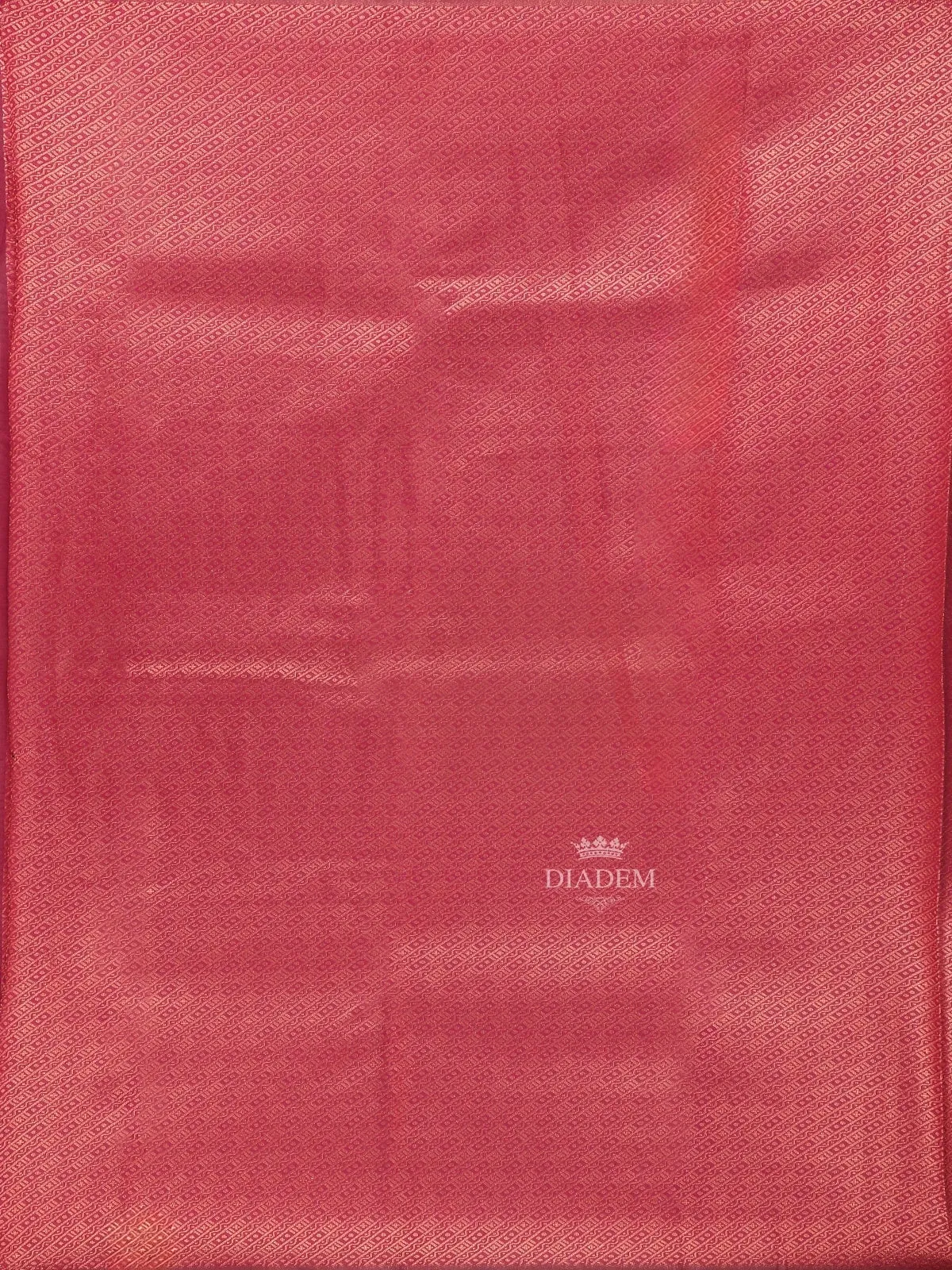 Dark pink Art Silk Saree with Neli Stripes Pattern on the Body with Matching Zari Border