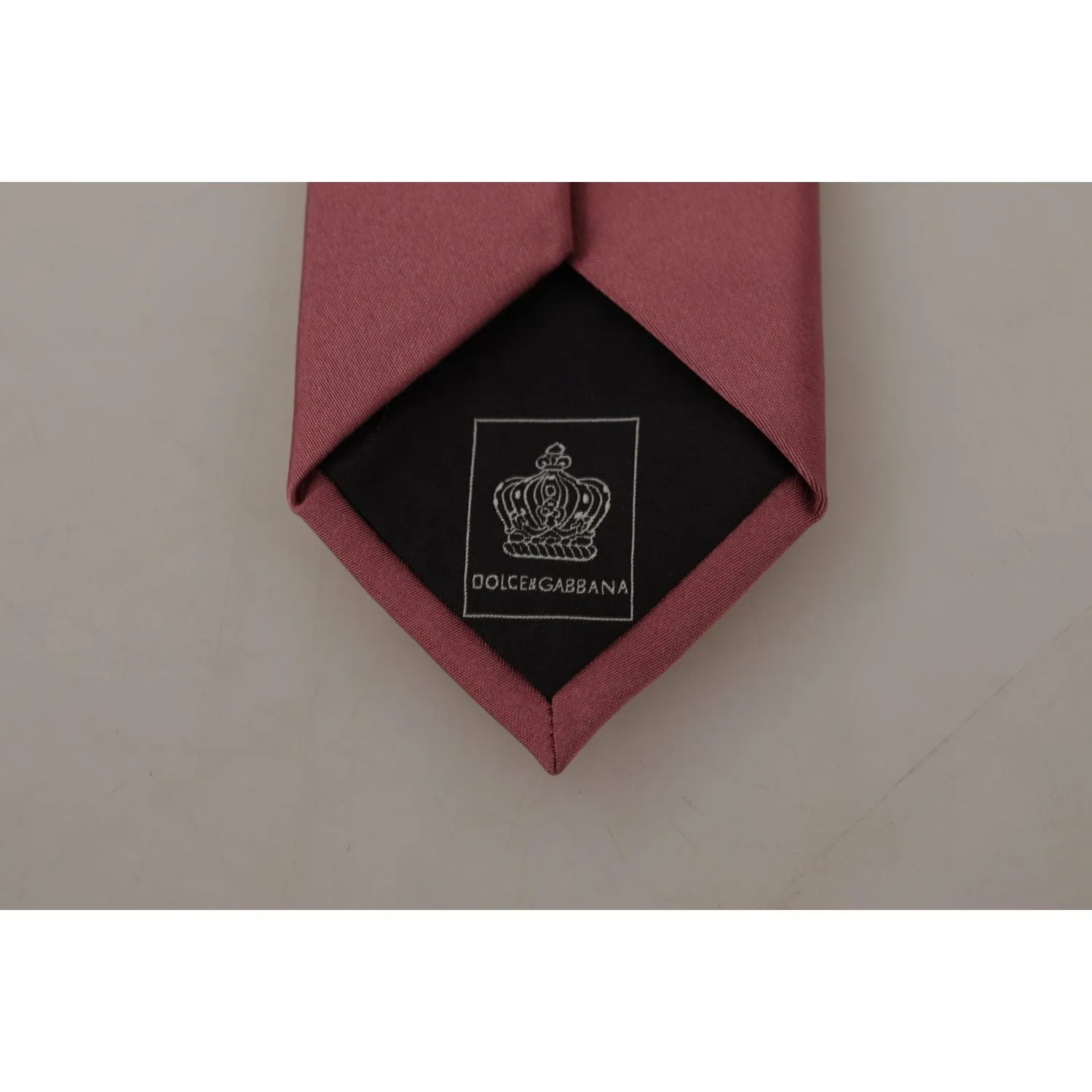 Dolce & Gabbana Elegant Pink Silk Bow Tie