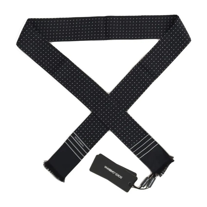 Dolce & Gabbana Elegant Silk Men's Tie Scarf Wrap