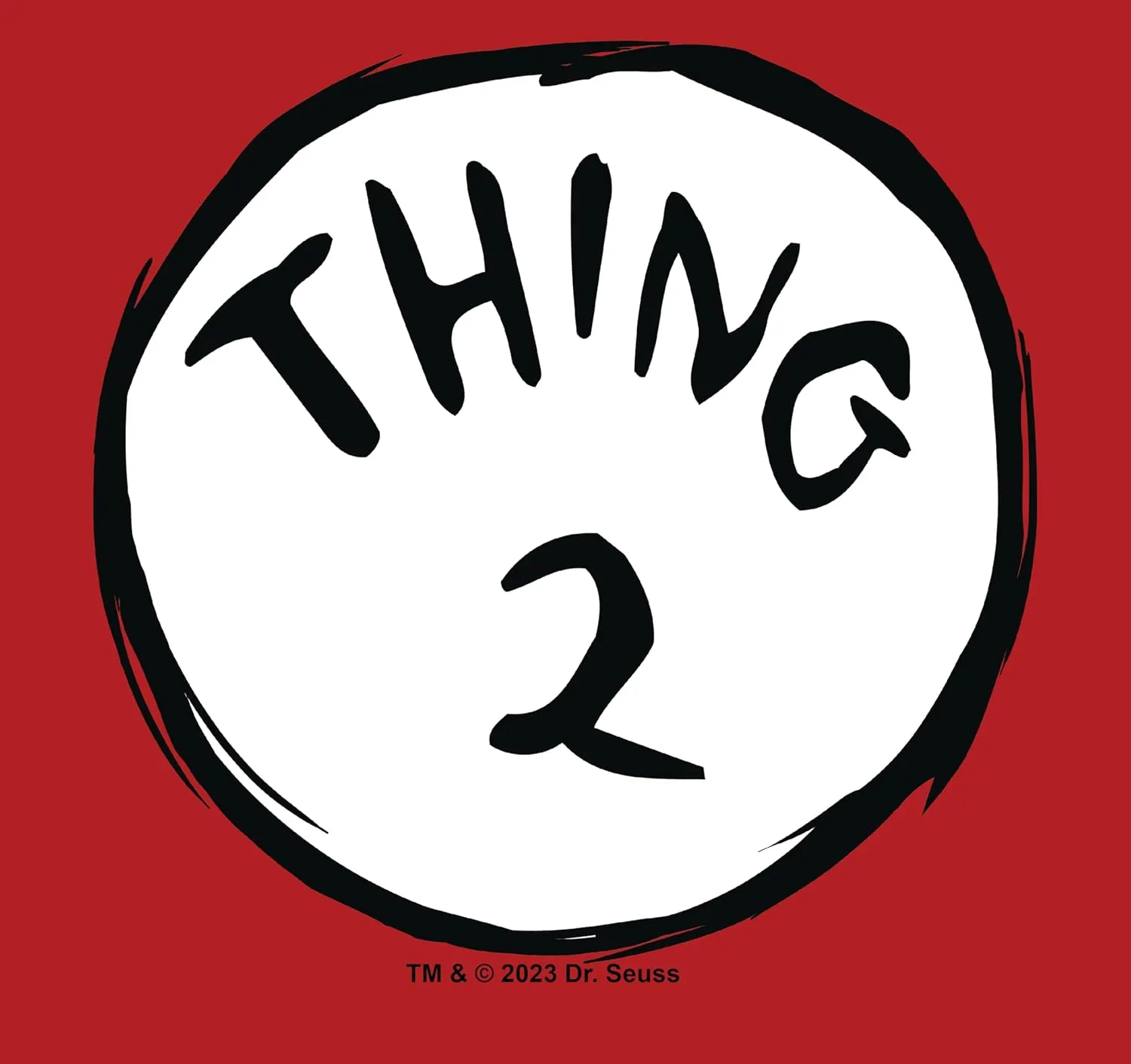 Dr. Seuss Thing 1 2 One Two Cat in The Hat Mens Adult T-Shirt