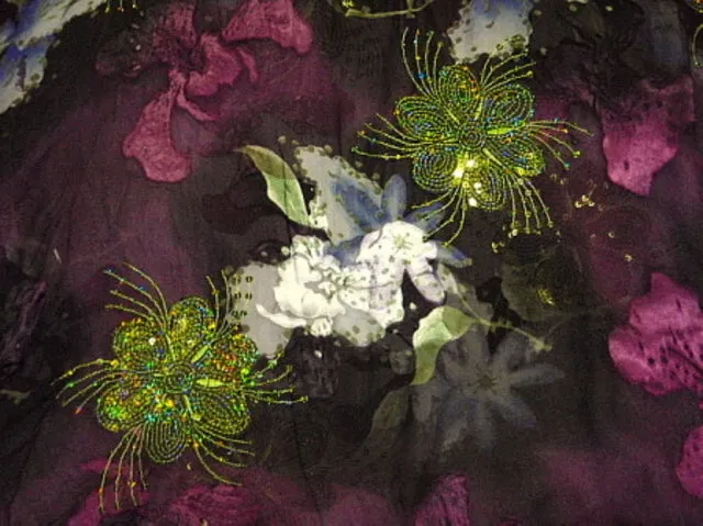 Embellished Silk Opal