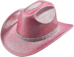 Felt Wide Brim Cowgirl Hats Fedora Hat with Rhinestone Ribbons Festival Party Wedding Party Jazz Hats Cowgirl Hat