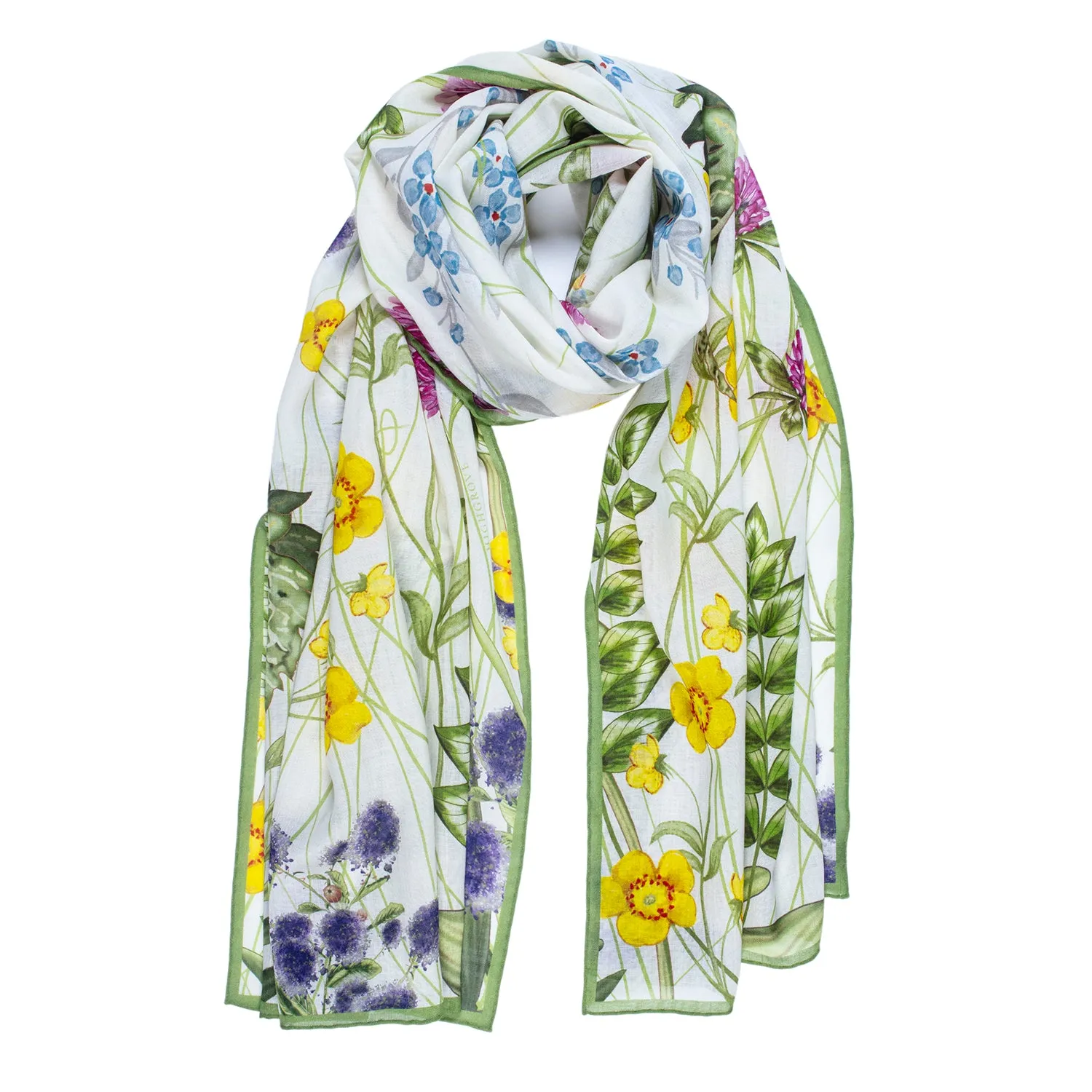 Highgrove Wildflower Stream Silk Scarf