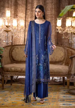 Jannan Embroidered Chiffon Collection – JF-02