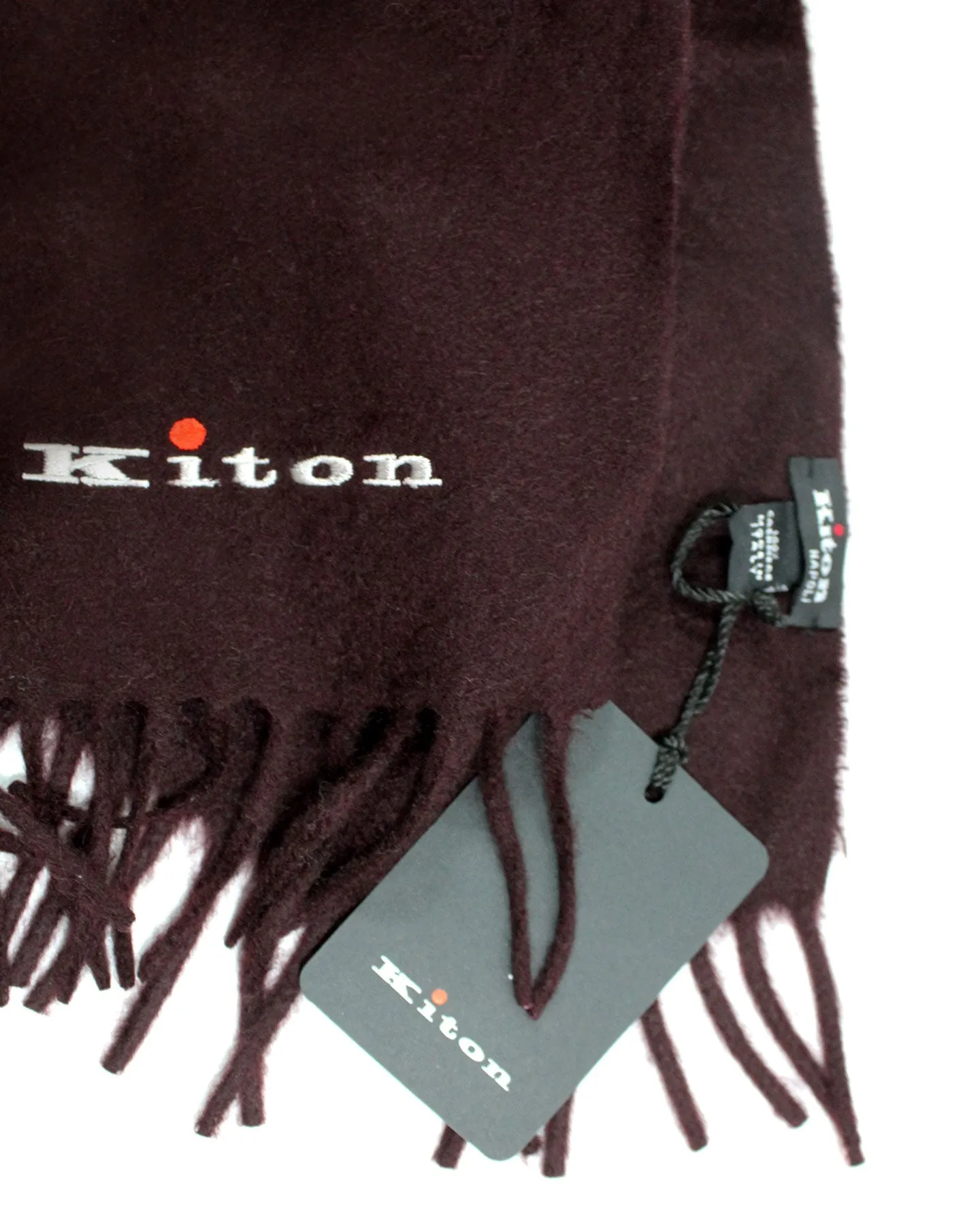 Kiton Cashmere Scarf Brown - Men Luxury Shawl SALE