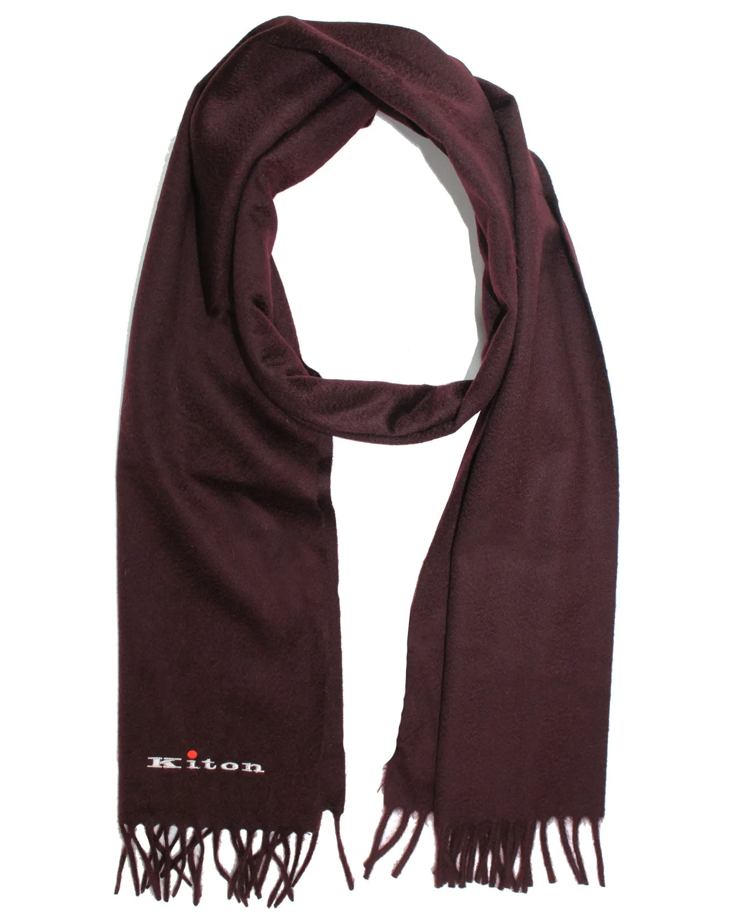 Kiton Cashmere Scarf Brown - Men Luxury Shawl SALE