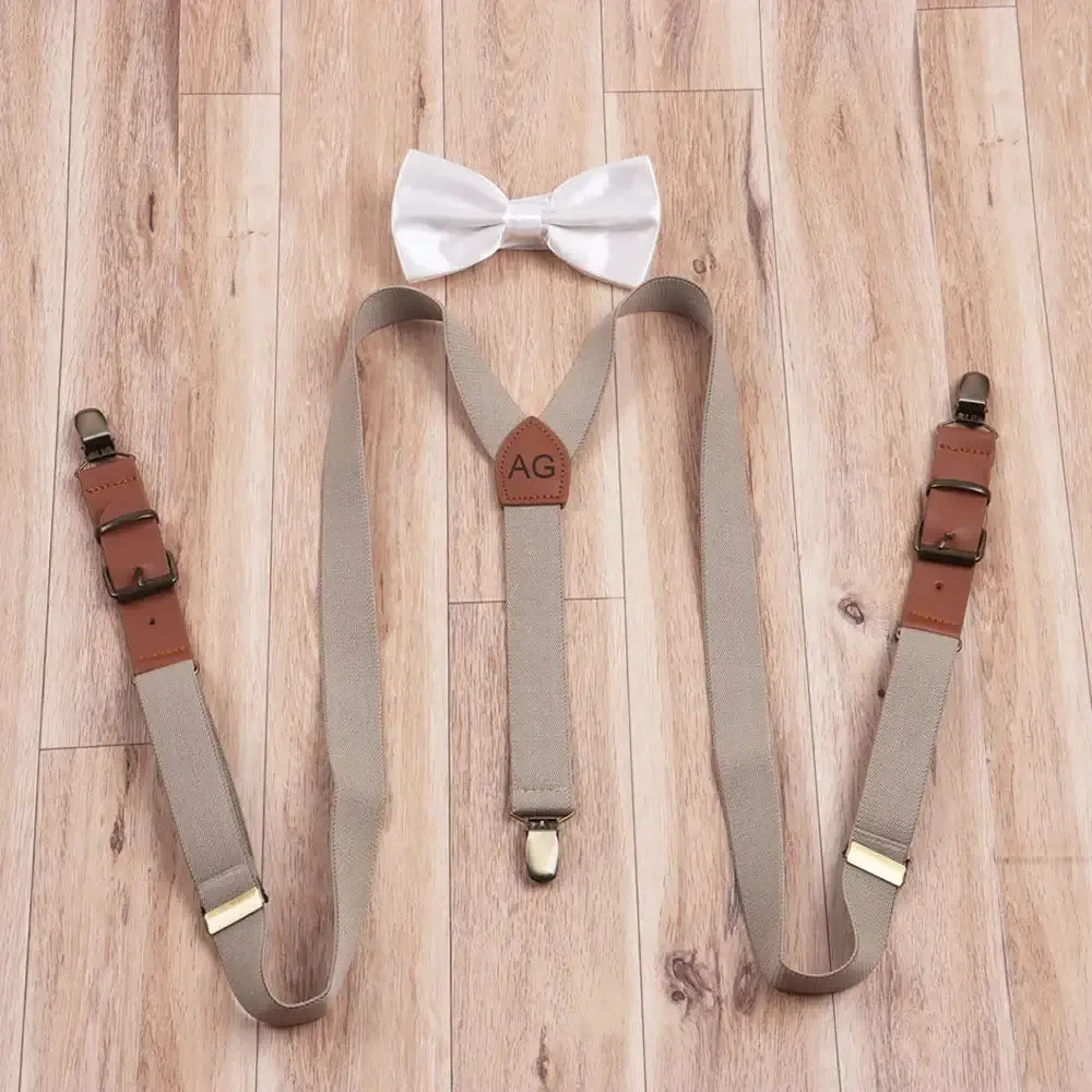 Men's Personalized Triple Clip Y-Strap Suspenders
