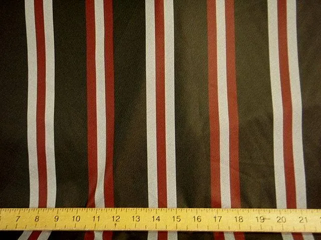 Narrow Striped Crepe Fabric