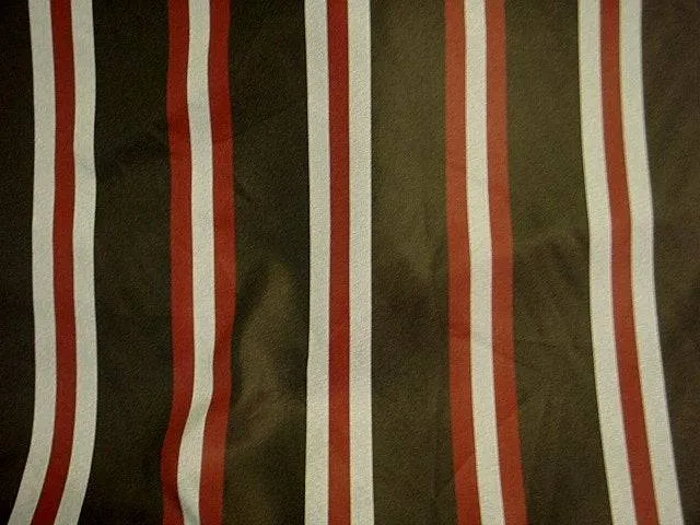 Narrow Striped Crepe Fabric