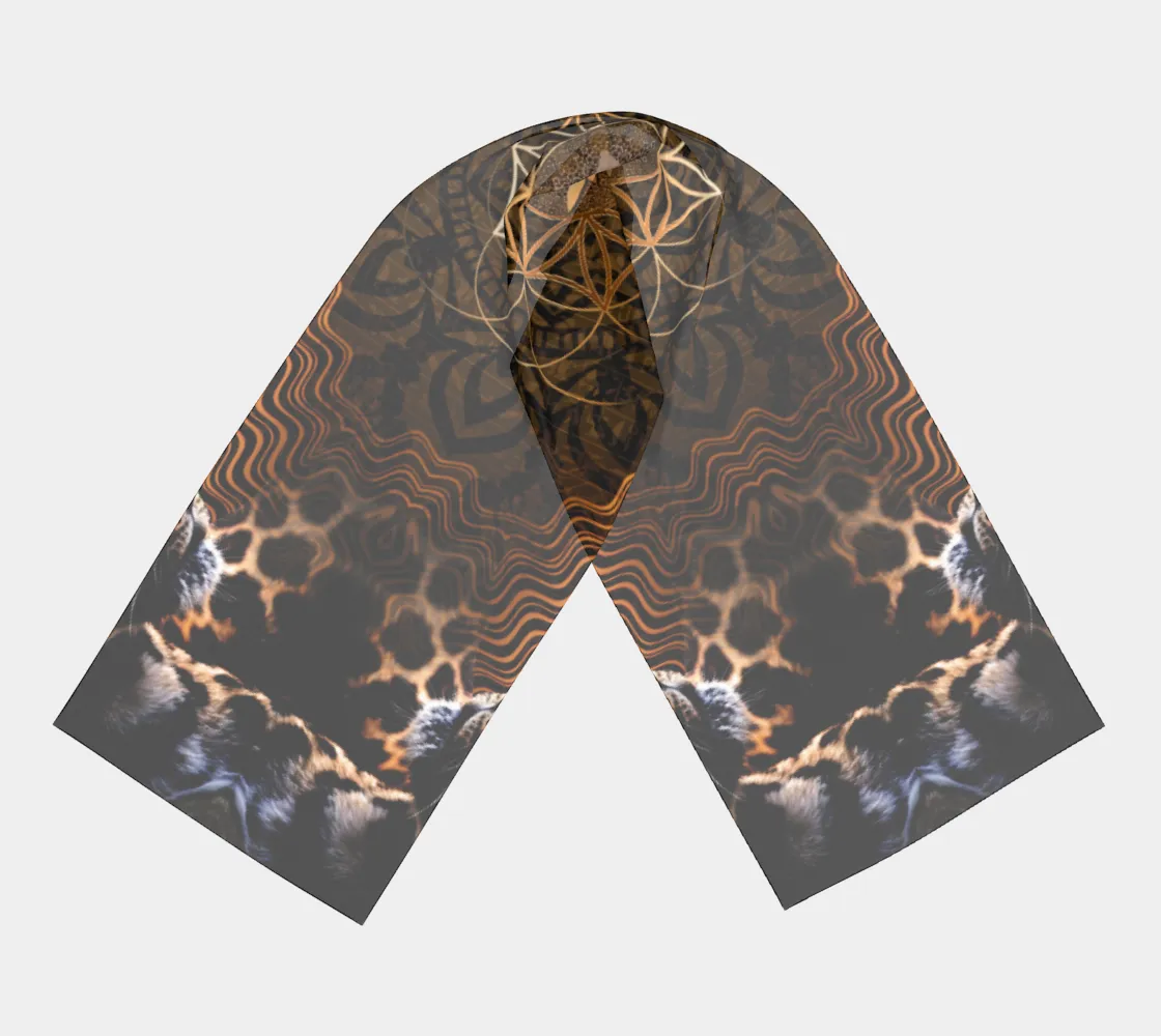 NEFERTITI LOTUS || LONG SCARF || COSMIC SHIVA