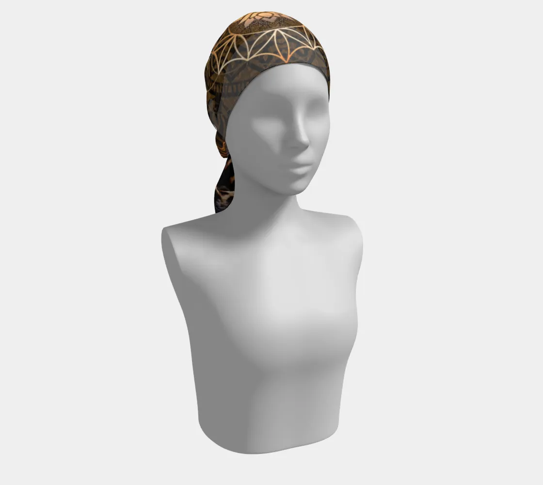 NEFERTITI LOTUS || LONG SCARF || COSMIC SHIVA