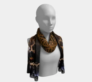 NEFERTITI LOTUS || LONG SCARF || COSMIC SHIVA