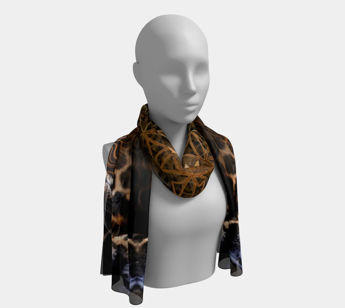 NEFERTITI LOTUS || LONG SCARF || COSMIC SHIVA