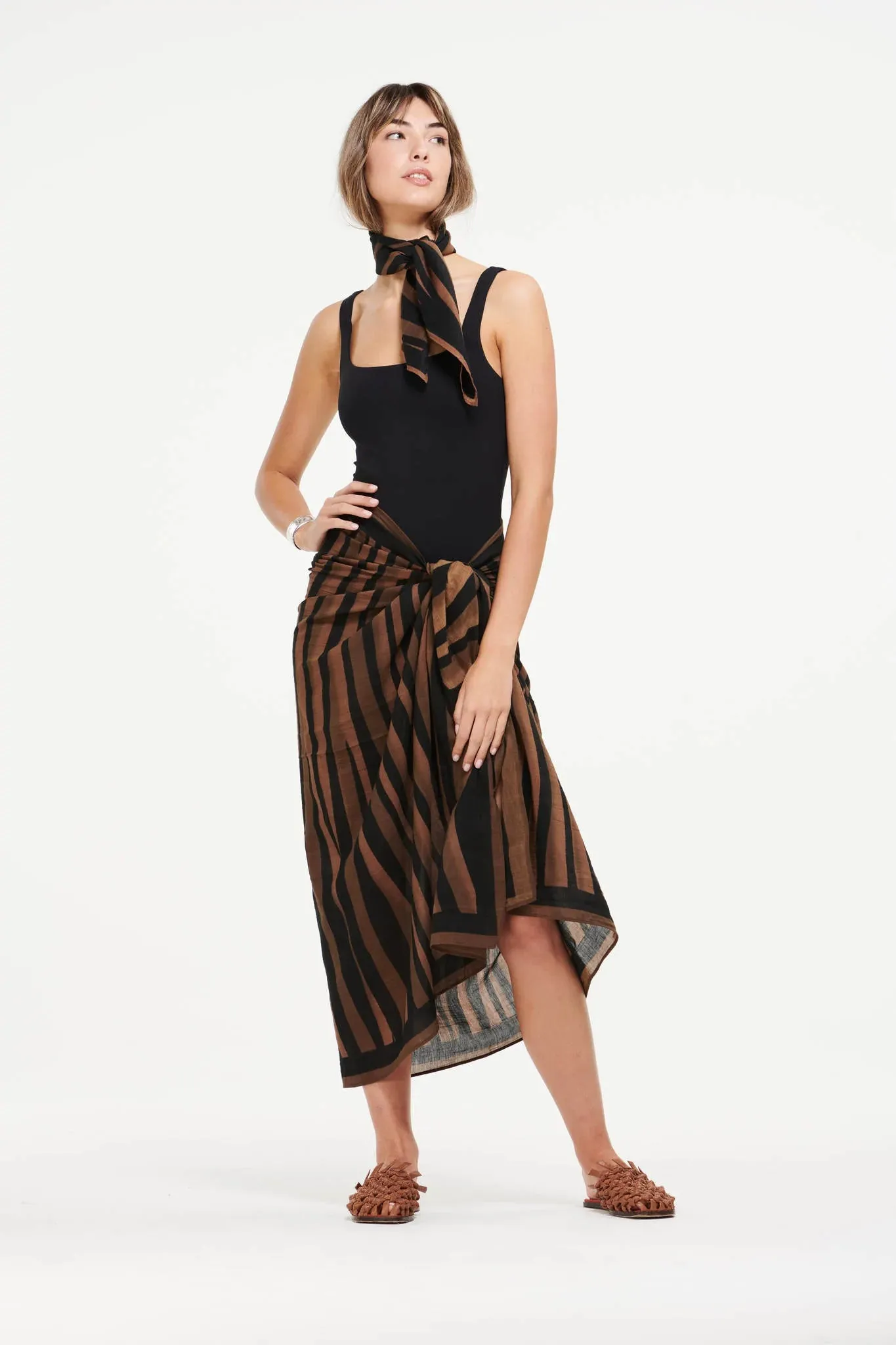 One Season Sarong - Chobe Coffee