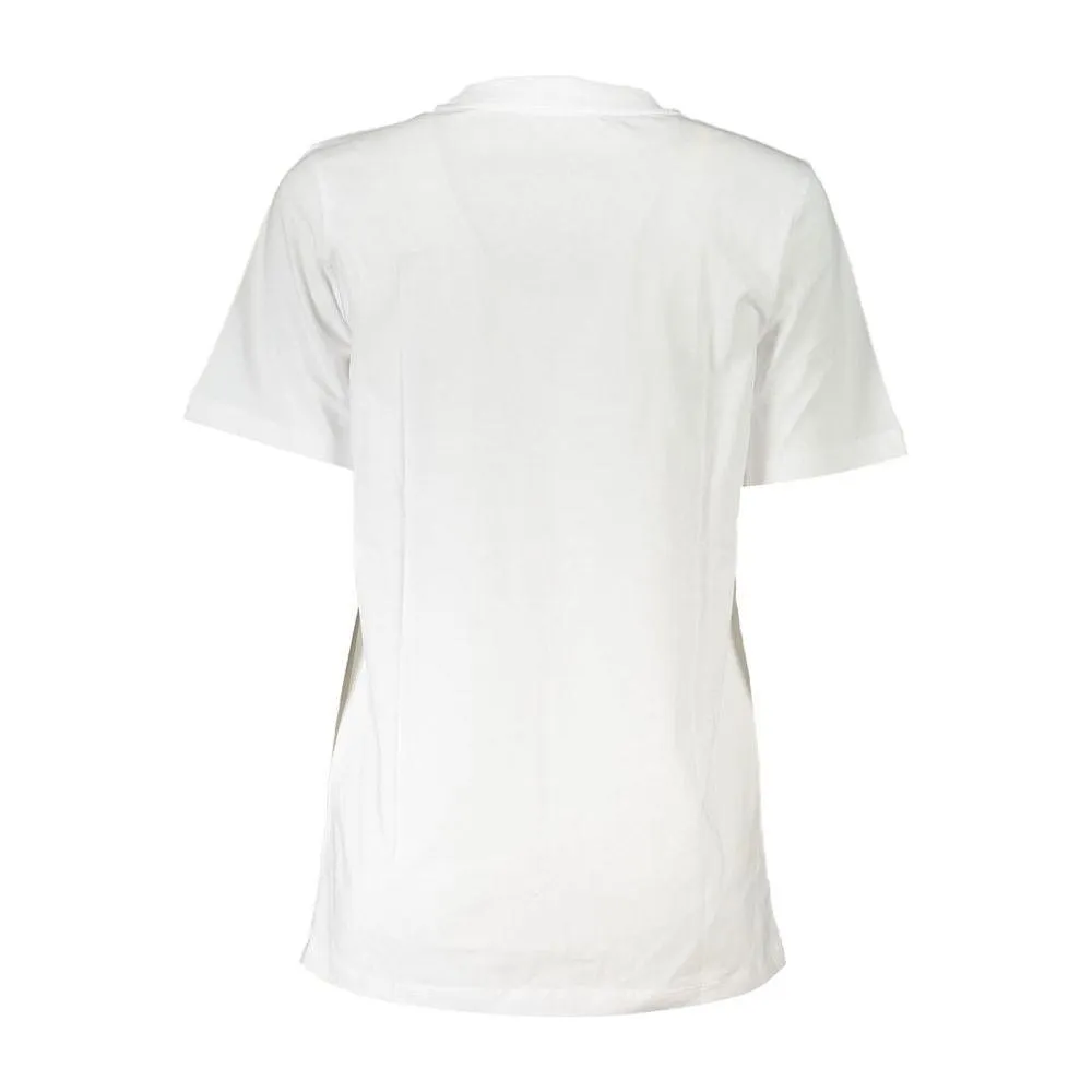 Patrizia Pepe Chic Embroidered Crew Neck Tee