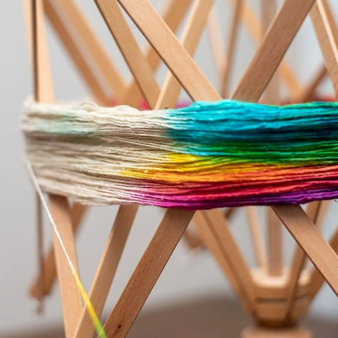 Peek-a-Boo Lace Weight Recycled Silk Yarn