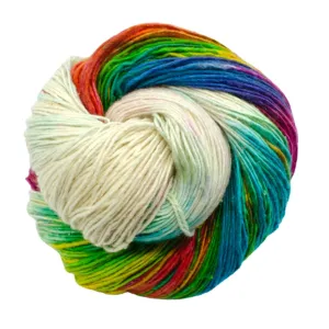 Peek-a-Boo Lace Weight Recycled Silk Yarn