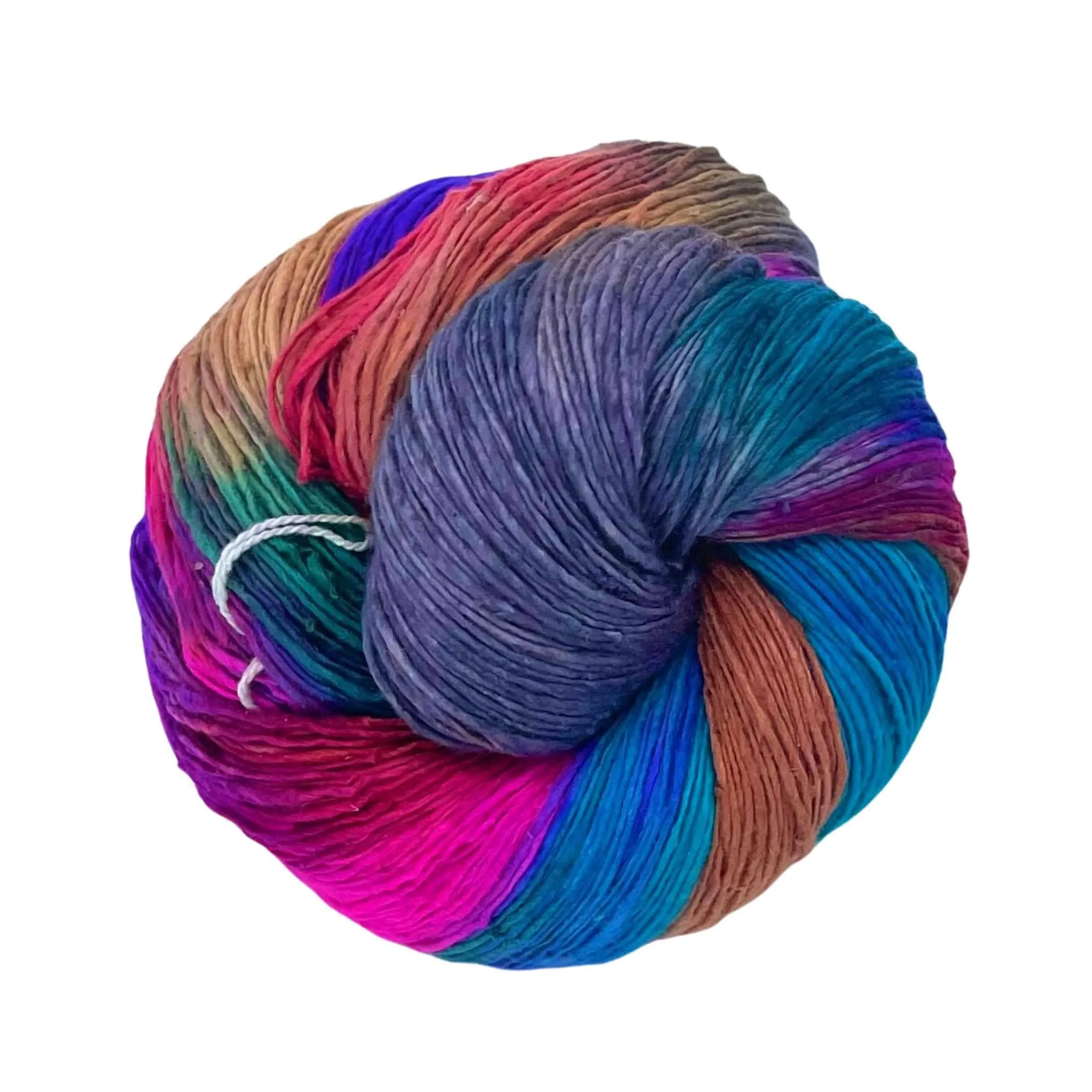 Peek-a-Boo Lace Weight Recycled Silk Yarn