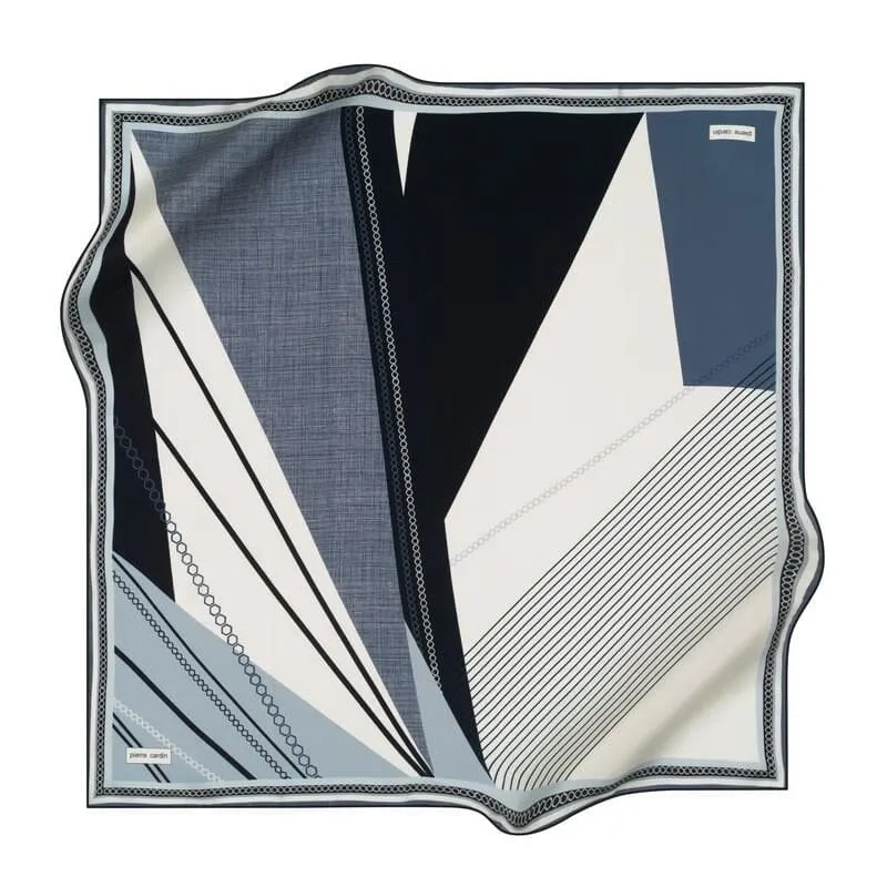 Pierre Cardin Geometric Elegance Silk Scarf No. 22