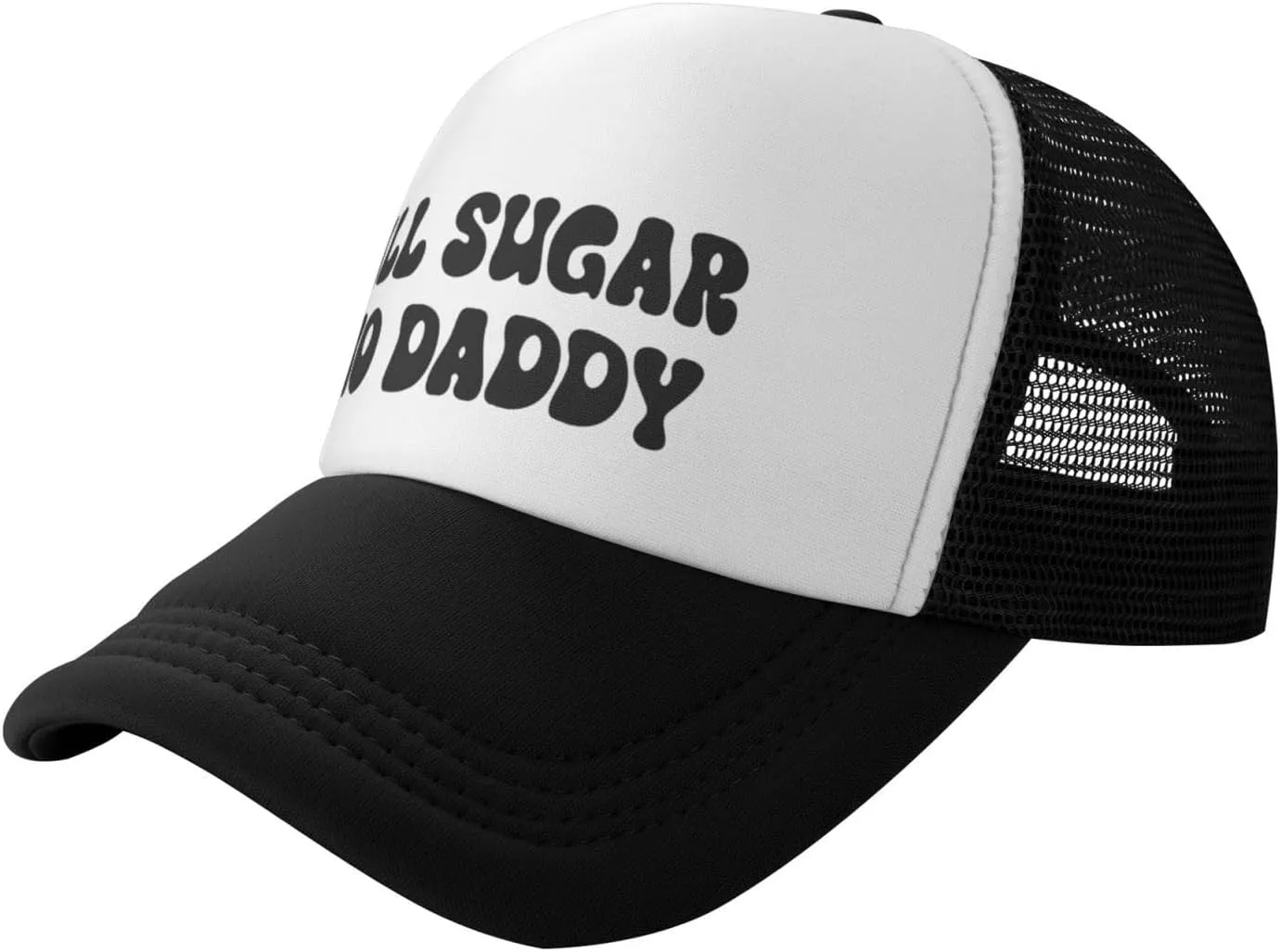 Put It On My Husband's Tab Drinking Trucker Hat - Funny Pink Trucker Hat for Women and Men
