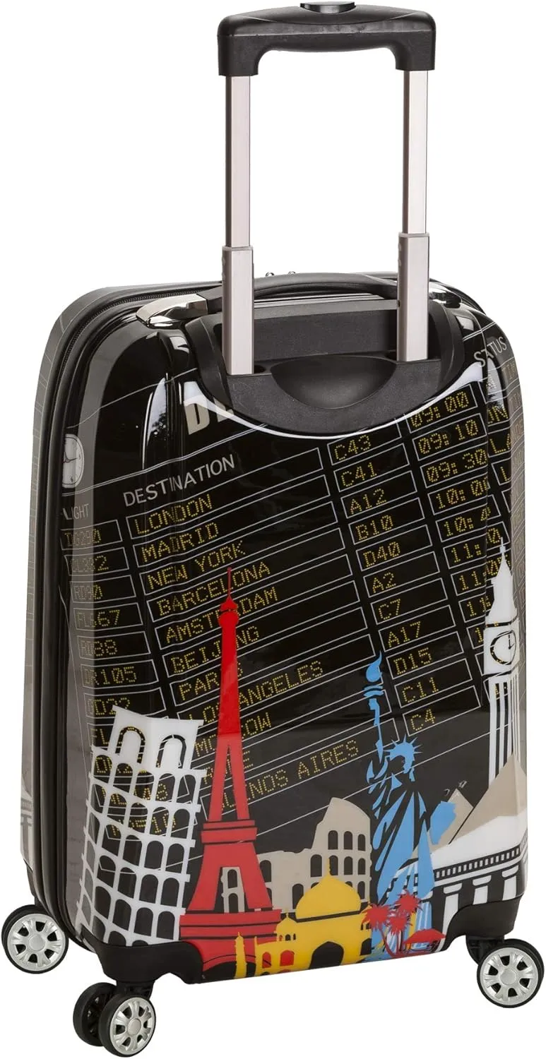 Rockland Departure Hardside Spinner Wheel Luggage, Carry-On 20"