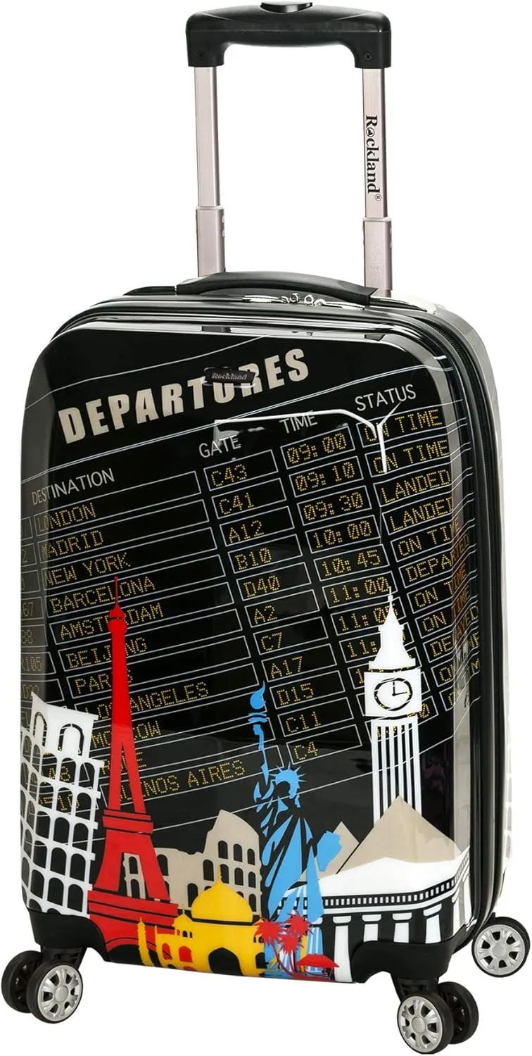 Rockland Departure Hardside Spinner Wheel Luggage, Carry-On 20"