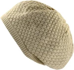 RW 100% Cotton Classic Slouchy Rasta Beanie