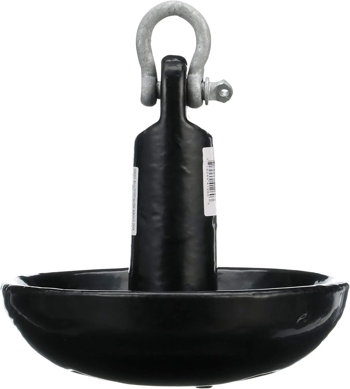 Seachoice Mushroom Anchor  Vinyl-Coated Cast Iron  Black  Multiple Sizes