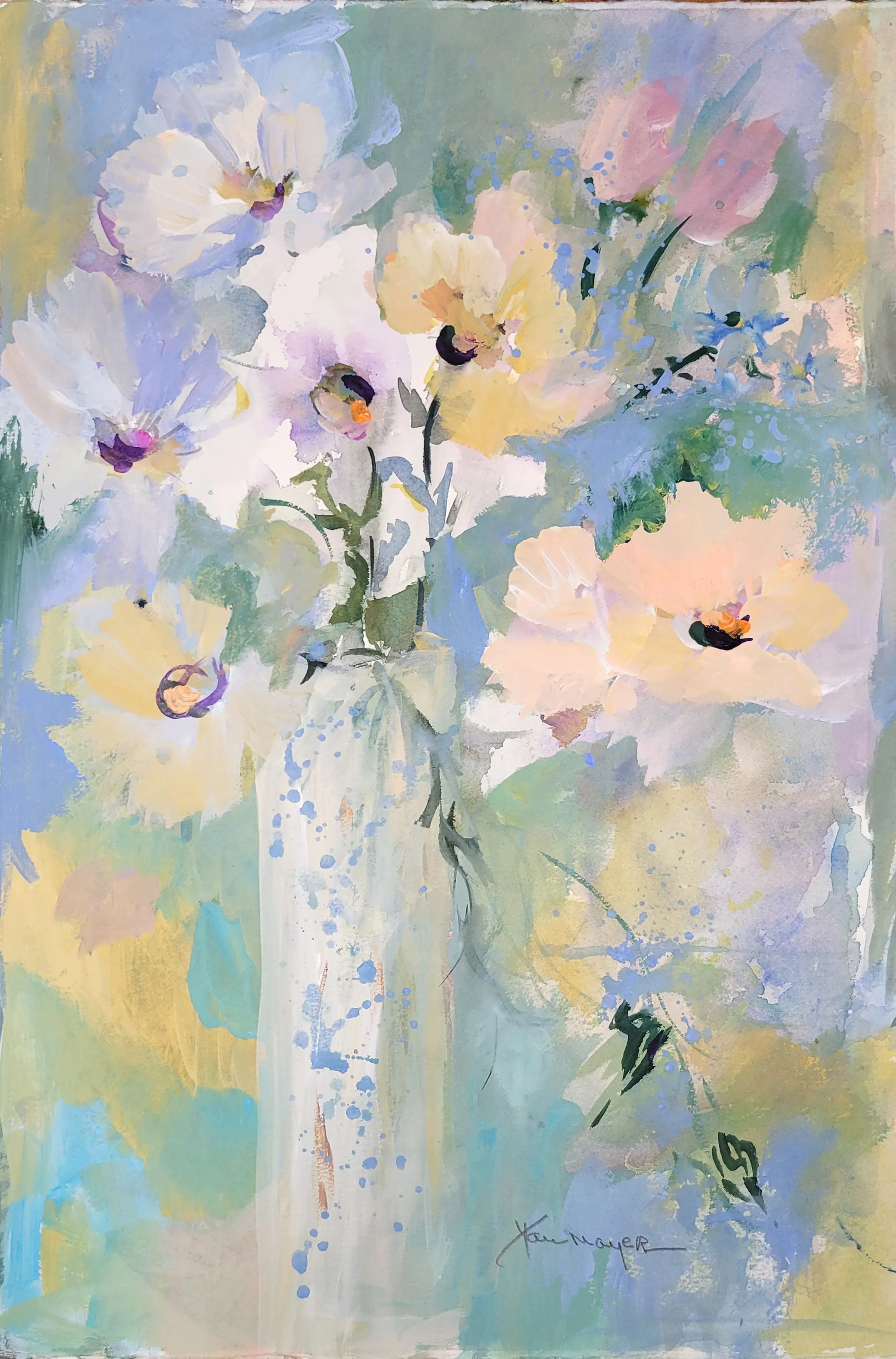 Silk Bouquet by Jan Mayer