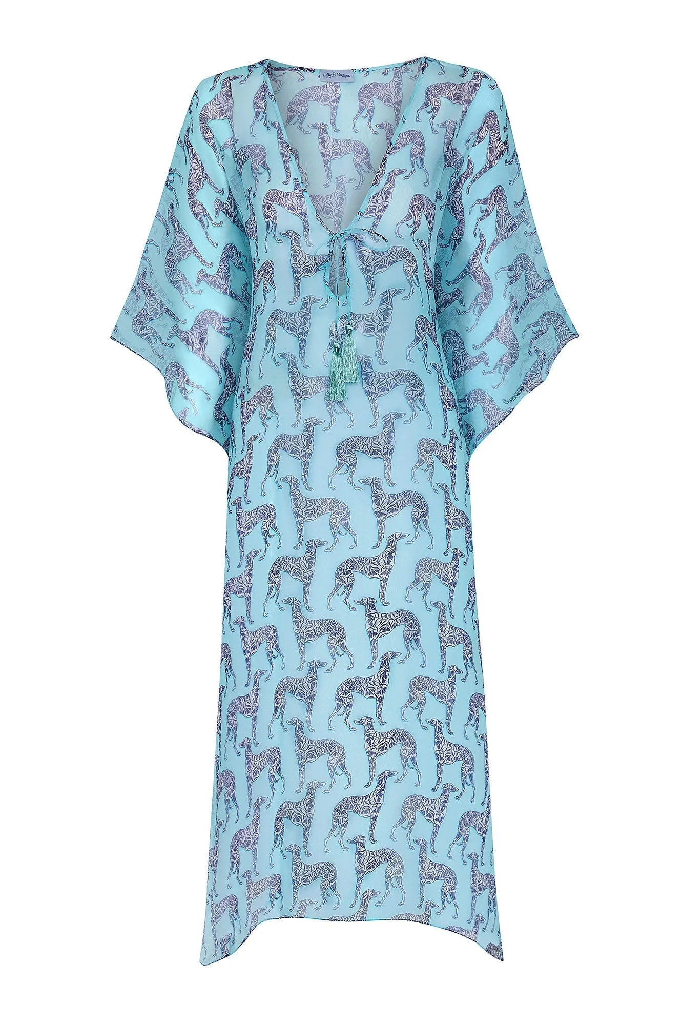 Elegant Silk Chiffon Ellie Kaftan by LURCHER