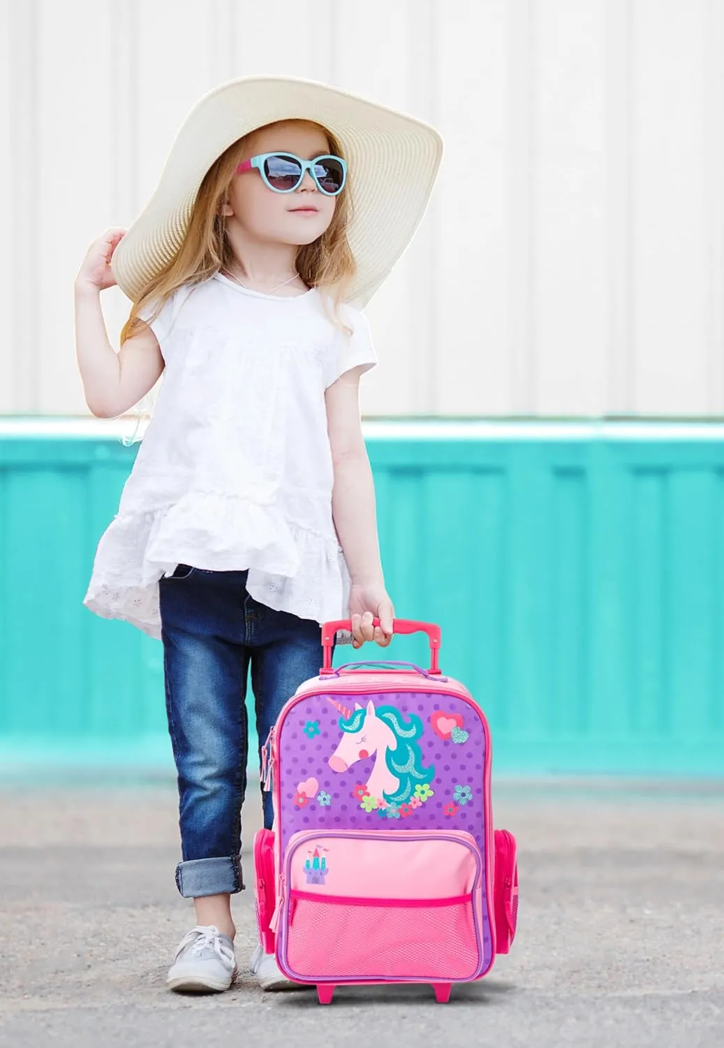 Stephen Joseph boys Airplane Stephen Joseph Classic Rolling Luggage, Airplane, 14.5 x 6.5 18 US