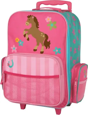 Stephen Joseph Kids Classic Rolling Luggage, Girl Horse, One Size Stephen Joseph Kids Classic Rolling Luggage, Girl Horse, One Size
