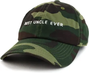 Trendy Apparel Shop Best Uncle Ever Embroidered Soft Cotton Dad Hat