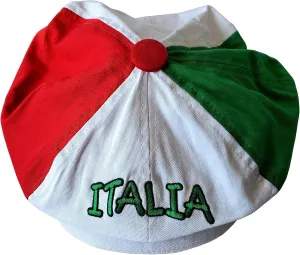Tri-Color Italia Gatsby Cap  Colorful Italian Hat - Italy Collection of Italian Pride Products FBA