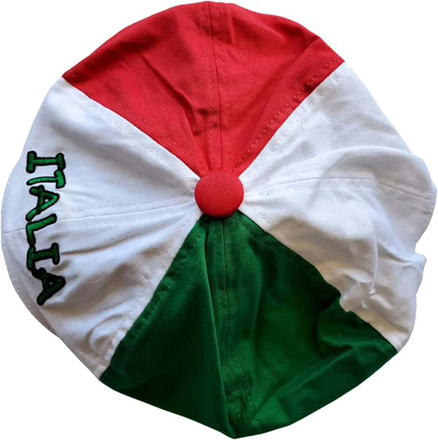 Tri-Color Italia Gatsby Cap  Colorful Italian Hat - Italy Collection of Italian Pride Products FBA