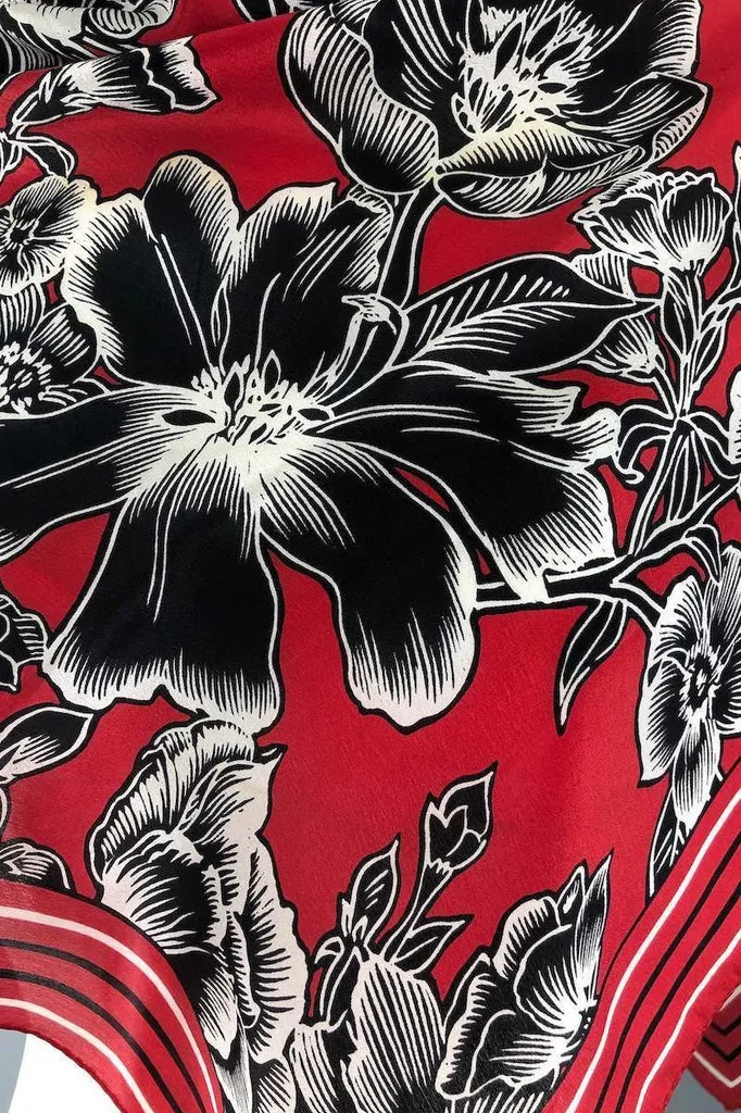 Vintage Oscar de la Renta Silk Scarf