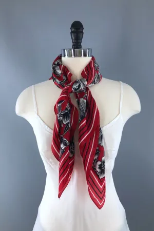 Vintage Oscar de la Renta Silk Scarf